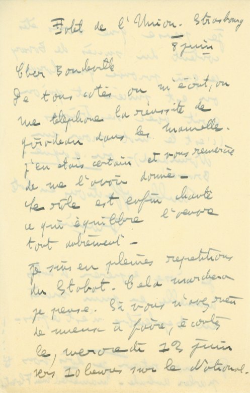 Poulenc, Francis - Autograph Letter Signed