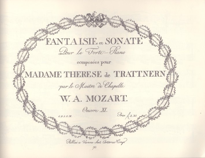Mozart, W.A. - Fantasy and Sonata for Piano, K 475 and 457, "Fantaisie
