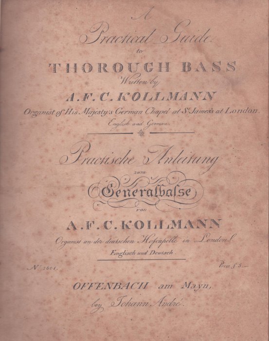 Kollmann, Augustus Frederic Christopher - A Practical Guide to Thorough