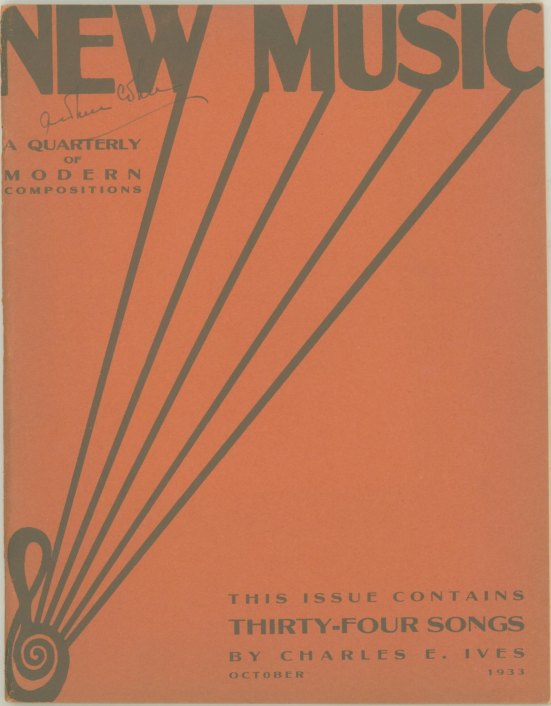 Ives, Charles - New Music. Thirty-Four Songs.