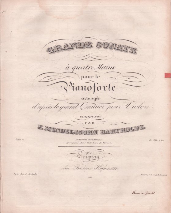 Mendelssohn, Felix - Mendelssohn String Quartet, Op. 12 and Spohr